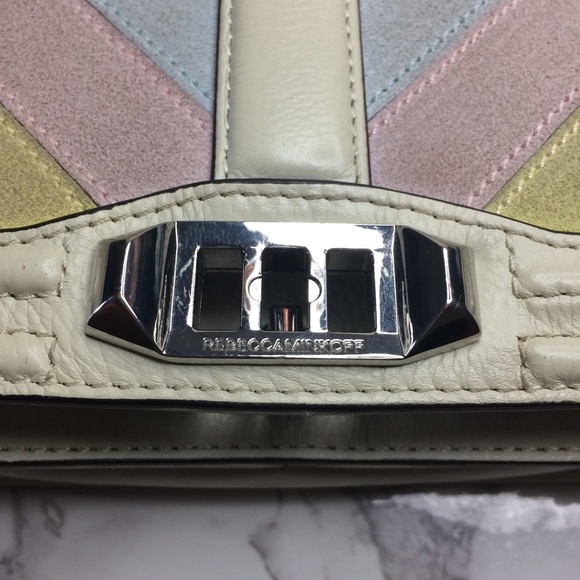 Rebecca Minkoff cream and pastel leather crossbody - Picture 4 of 8